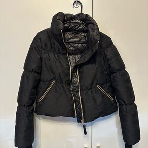 Mackage bomber jacket army print puffer no damage XS